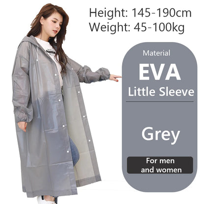 Raincoat Women Men Impermeable Thickened Waterproof Raincoat Tourism Outdoor Hiking Rain Poncho Raincoat Hooded Rain Coat