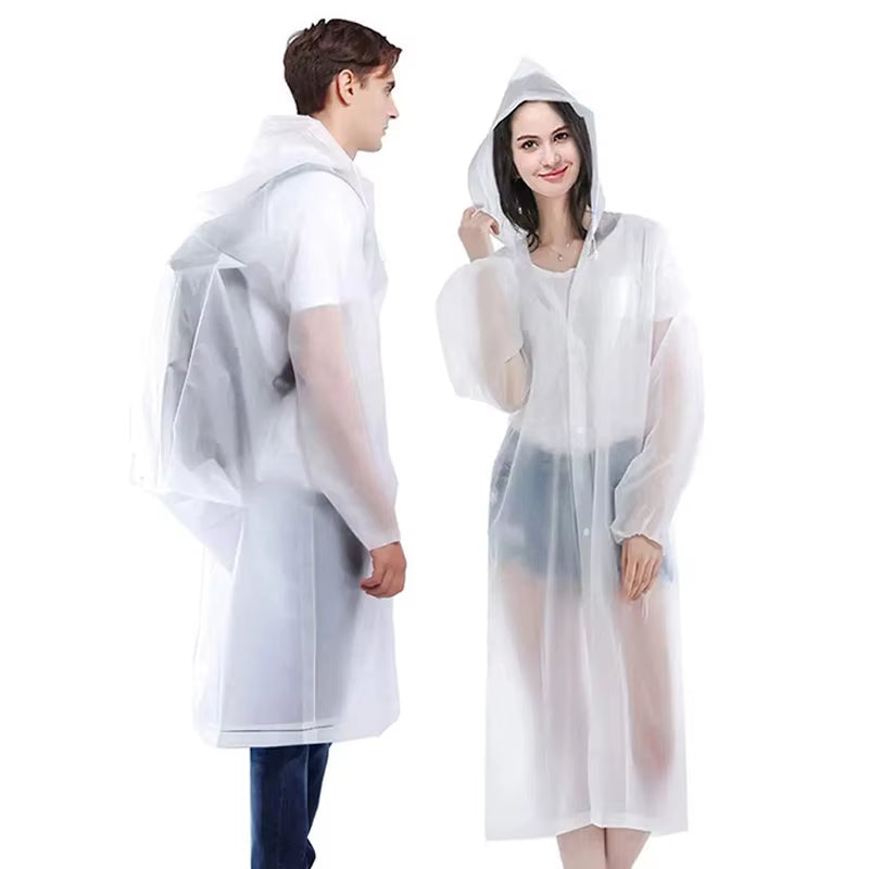 Raincoat Women Men Impermeable Thickened Waterproof Raincoat Tourism Outdoor Hiking Rain Poncho Raincoat Hooded Rain Coat