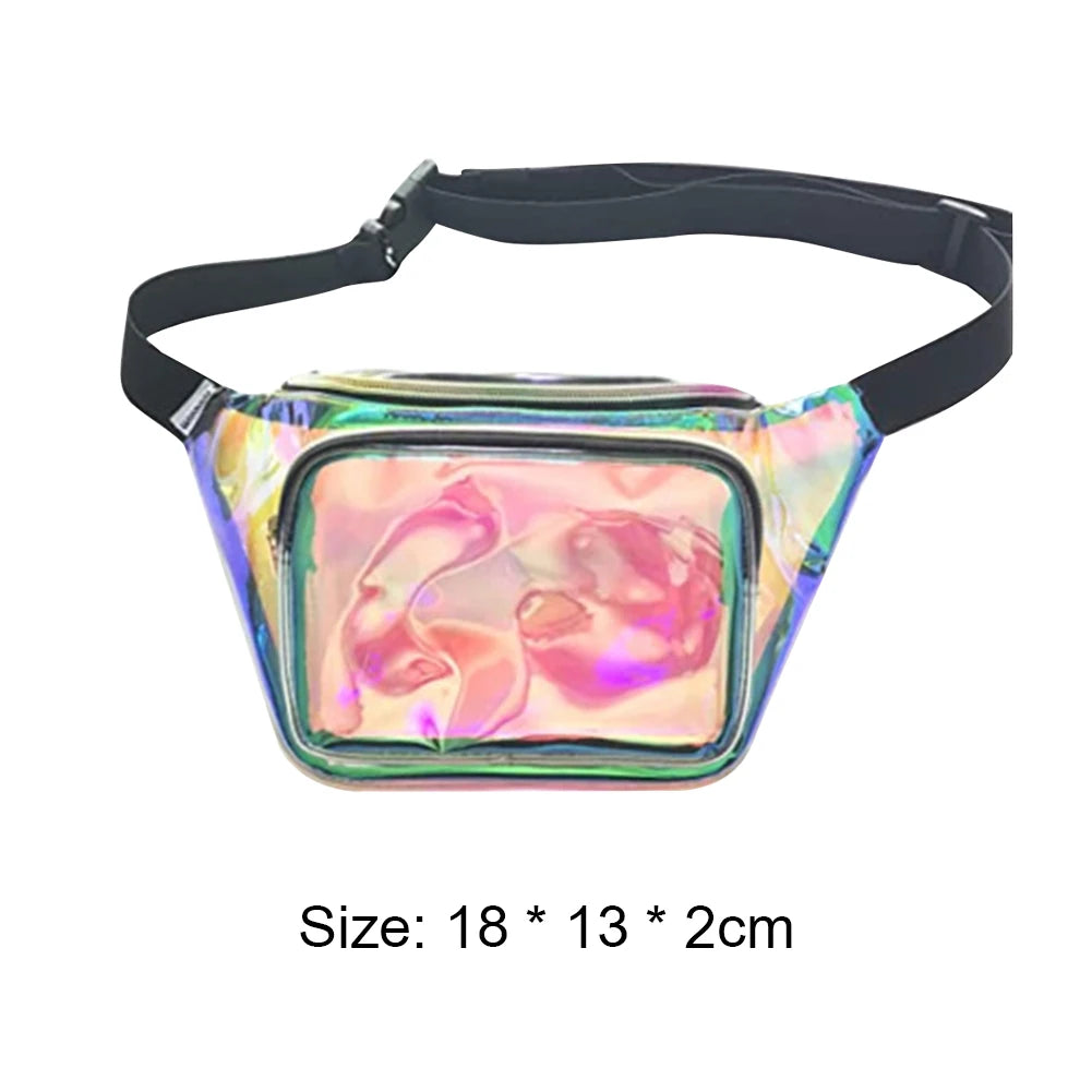 Clear Fanny Pack Stadium Approved Waist Packs for Women Men Waterproof Waist Bag Clear Purse Transparent Belt Bag for Concerts