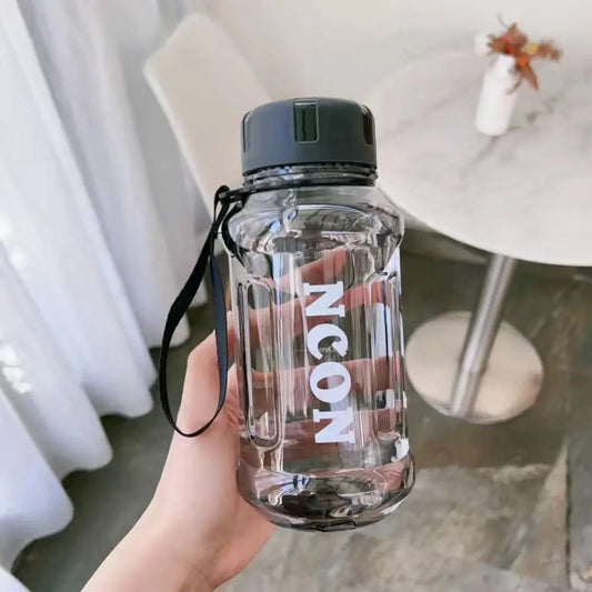 850/1100/1300Ml Clear Water Bottle Portable Leakproof Large Capacity Travel Kettle Lightweight Water Jugs