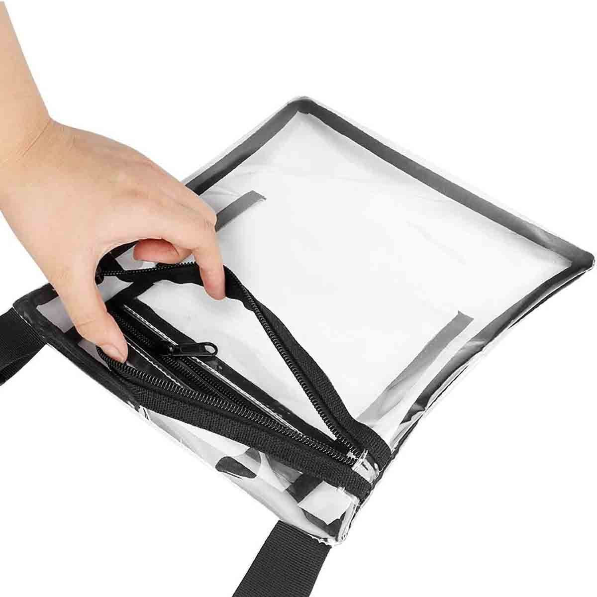 Clear Bag Stadium Approved Purse PVC Clear Crossbody Bag for Women Men