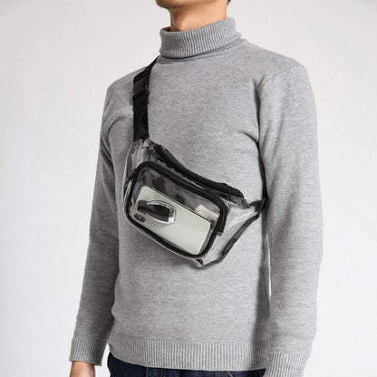 Clear Fanny Pack Men Women Waist Pouch Belt Bag Outdoor Sports Stadium Security