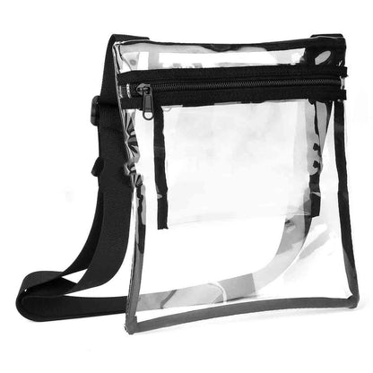 Clear Bag Stadium Approved Purse PVC Clear Crossbody Bag for Women Men